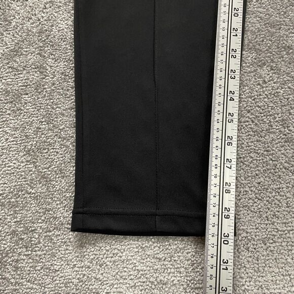 Anthony Richards Pants Womens 10 Black Elastic High Rise Straight Leg 24x30 - Picture 6 of 11
